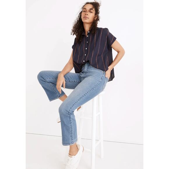 MADEWELL Cali Demi-Boot Jeans in Dorrance Wash Size 26 - Picture 3 of 9